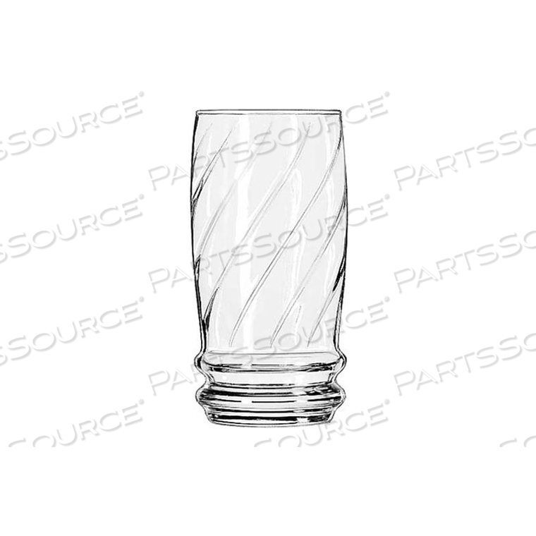 COOLER GLASS, 22 OZ., CASCADE HEAT, 36 PACK 