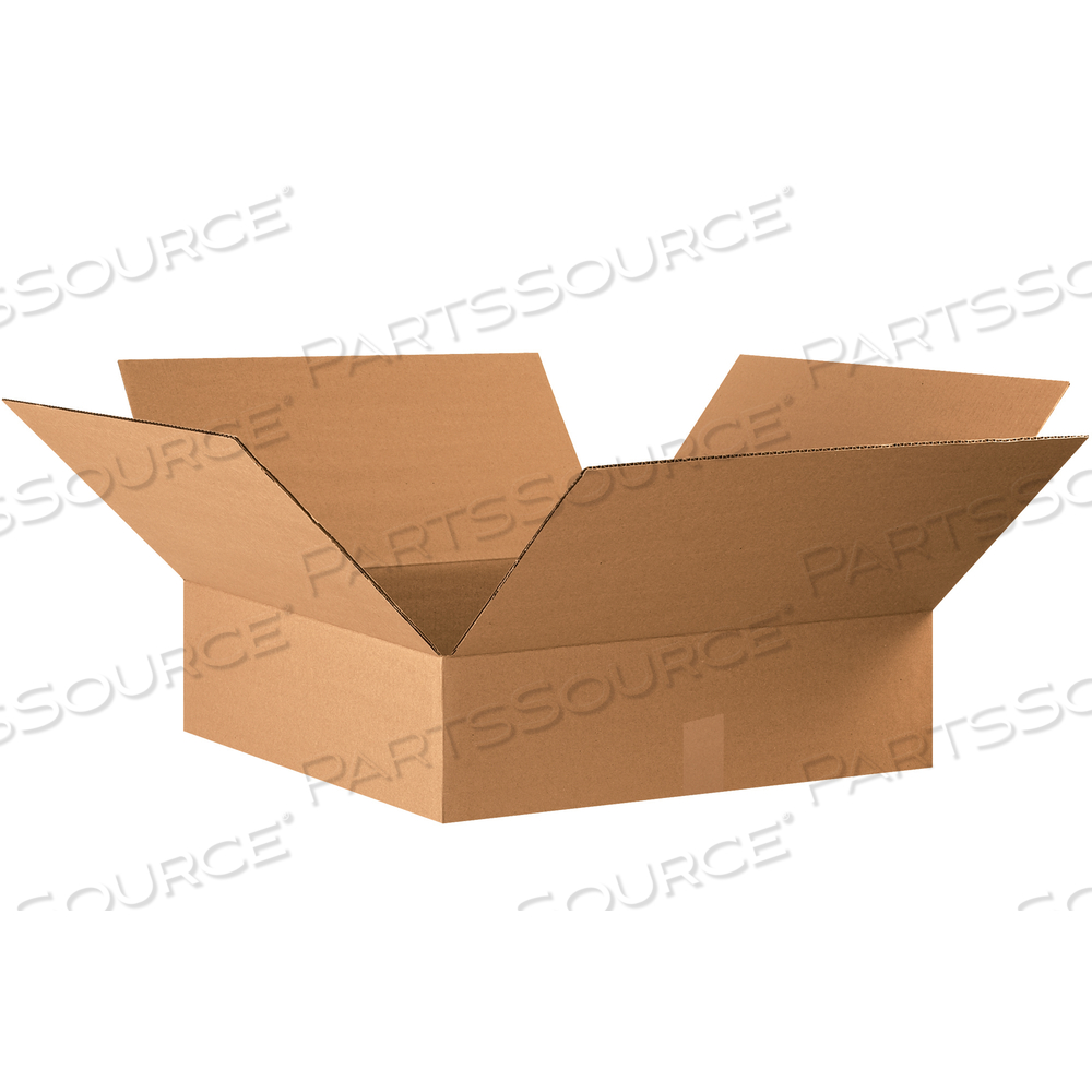 FLAT CORRUGATED BOXES, 22" X 22" X 6", KRAFT, 15/BUNDLE by BOX Partners (Box Acquisitions, LLC)