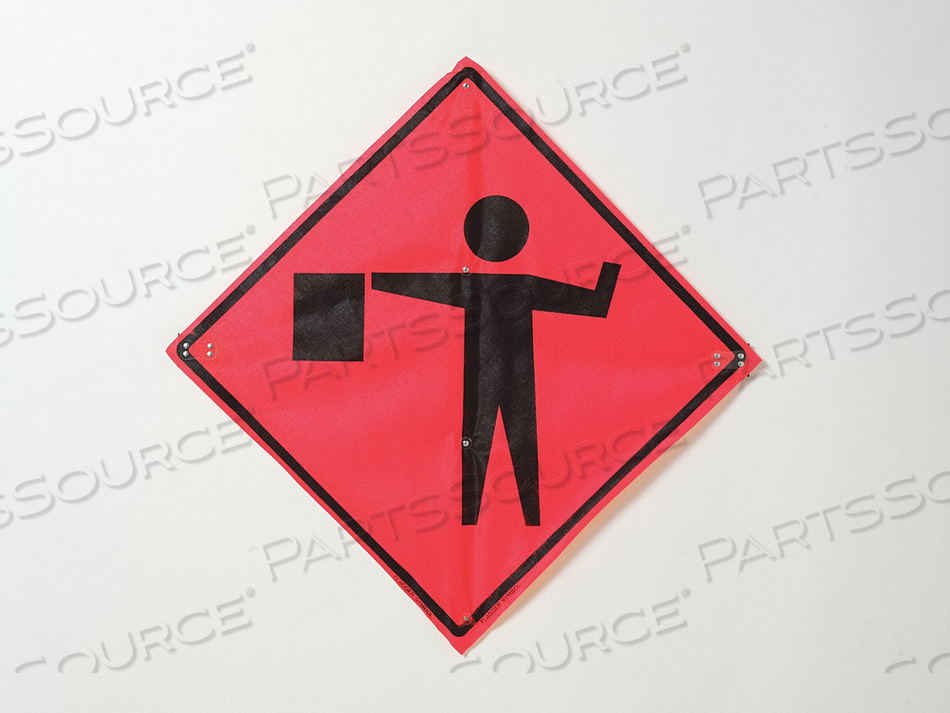 ROLL UP TRAFFIC SIGN 48 H 48 W VINYL by Eastern Metal Signs And Safety ROLL UP TRAFFIC SIGN 48 H 48 W VINYL by Eastern Metal Signs And Safety