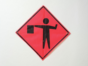 ROLL UP TRAFFIC SIGN 48 H 48 W VINYL by Eastern Metal Signs And Safety ROLL UP TRAFFIC SIGN 48 H 48 W VINYL by Eastern Metal Signs And Safety