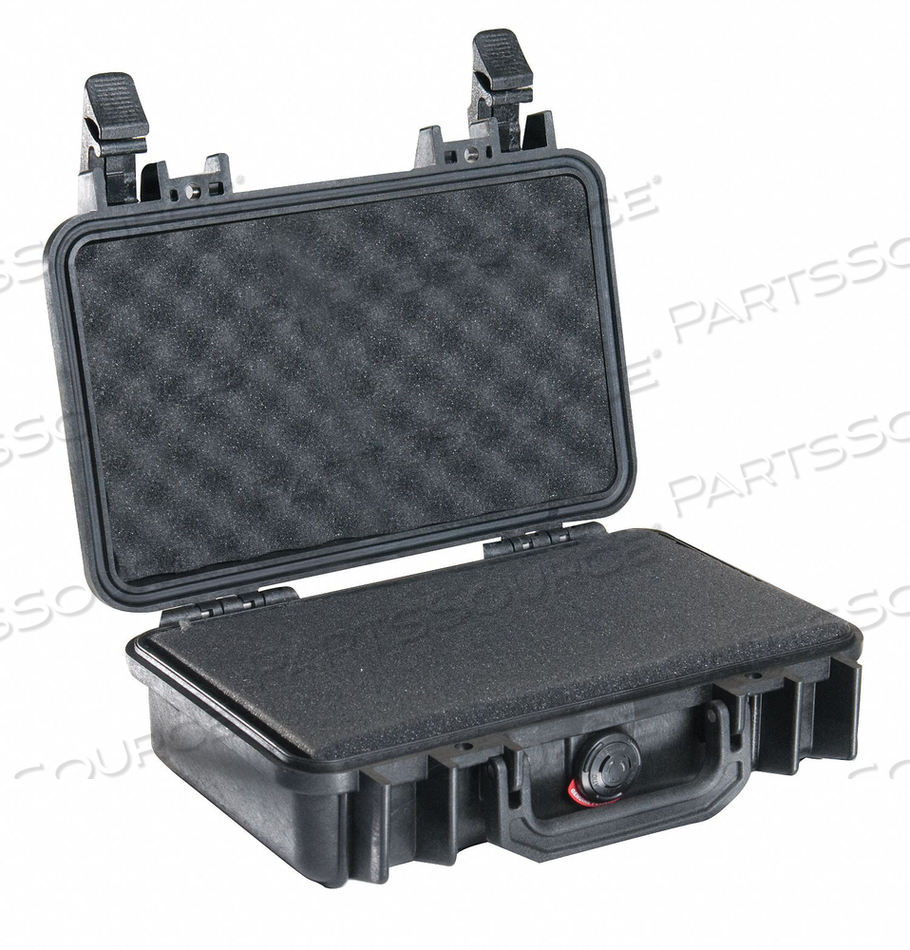 CASE W/FOAM 11-5/8 L 8-3/8 W BLACK by Pelican Products CASE W/FOAM 11-5/8 L 8-3/8 W BLACK by Pelican Products