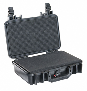 CASE W/FOAM 11-5/8 L 8-3/8 W BLACK by Pelican Products CASE W/FOAM 11-5/8 L 8-3/8 W BLACK by Pelican Products