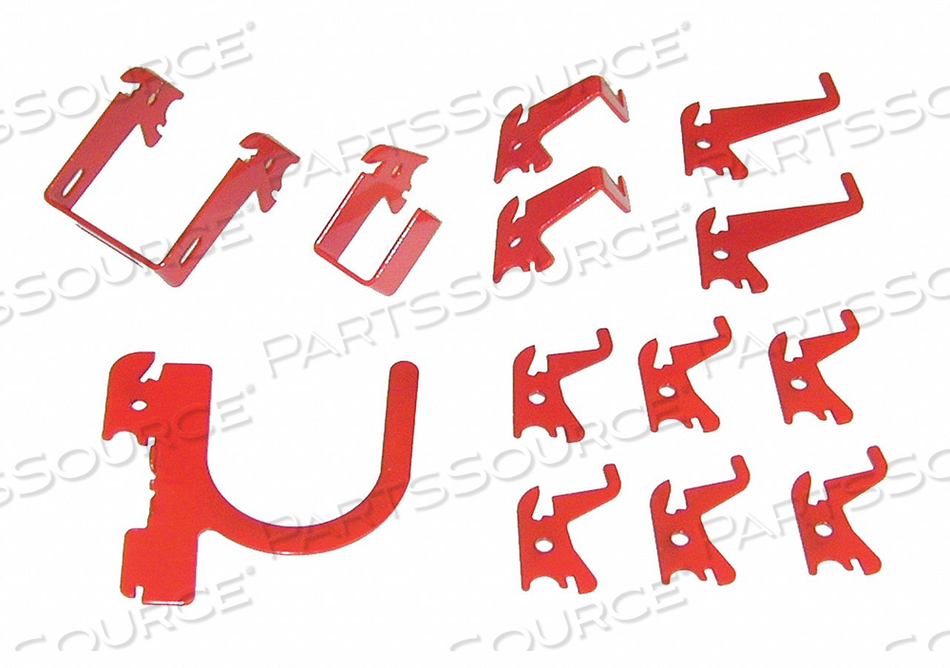 G0363 SLOTTED TOOL BOARD HOOK KIT 13 PIECE RED by Wall Control Pegboard G0363 SLOTTED TOOL BOARD HOOK KIT 13 PIECE RED by Wall Control Pegboard