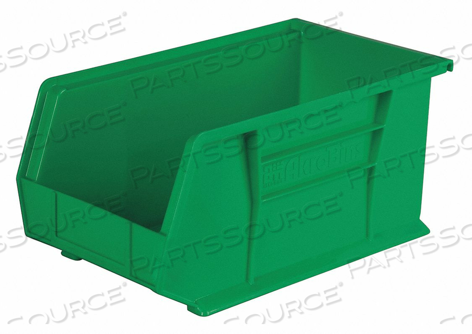 F8697 HANG/STACK BIN 7 X8 1/4 X14 3/4 GREEN by Akro-Mils / Myers Industries, Inc F8697 HANG/STACK BIN 7 X8 1/4 X14 3/4 GREEN by Akro-Mils / Myers Industries, Inc