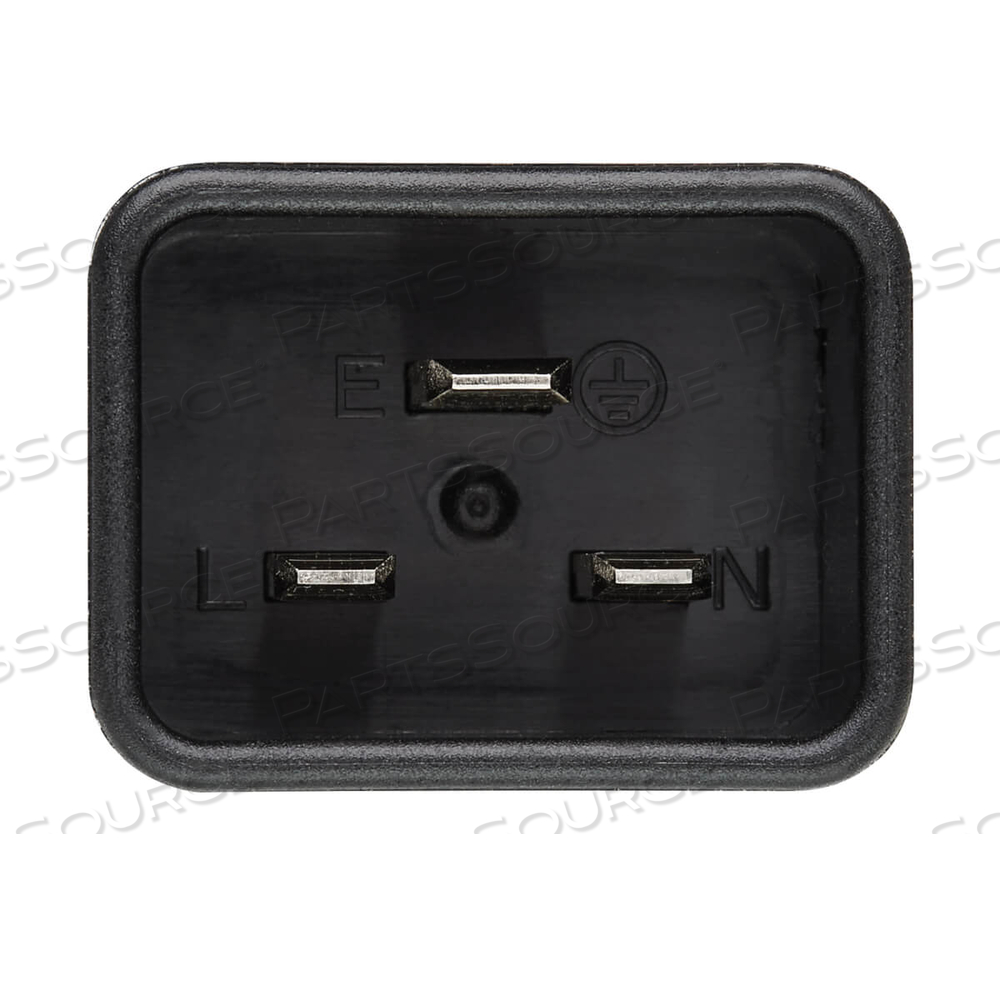 POWER CORD, 2 FT, 15 A, 100 - 250 V, 14 AWG, IEC 320-C20 TO (2) IEC 320-C13, BLACK by Tripp Lite