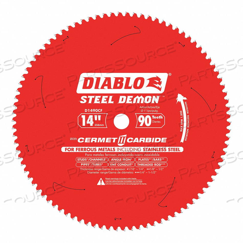CIRCULAR SAW BLADE BLADE DIA 14 IN. by Diablo