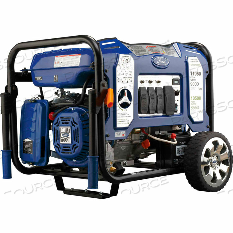 FORD 9 KW GASOLINE LPG ELECTRIC RECOIL START PORTABLE GENERATOR 