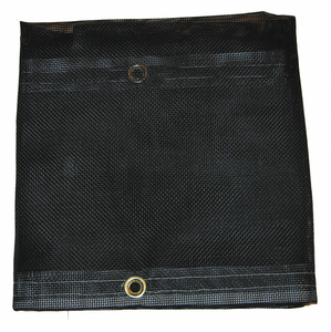 MESH TARP BLACK 16 X 20 FT CUT SIZE by Mauritzon
