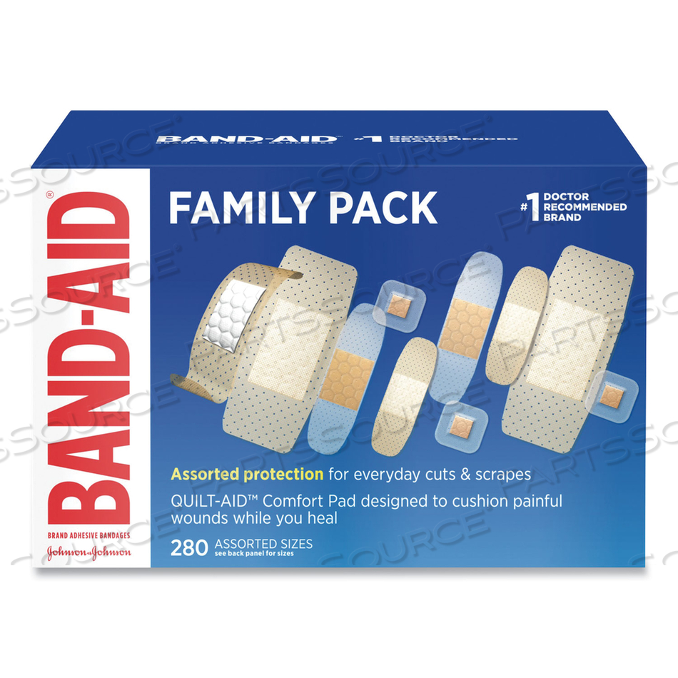 SHEER/WET ADHESIVE BANDAGES, ASSORTED SIZES by Band-Aid
