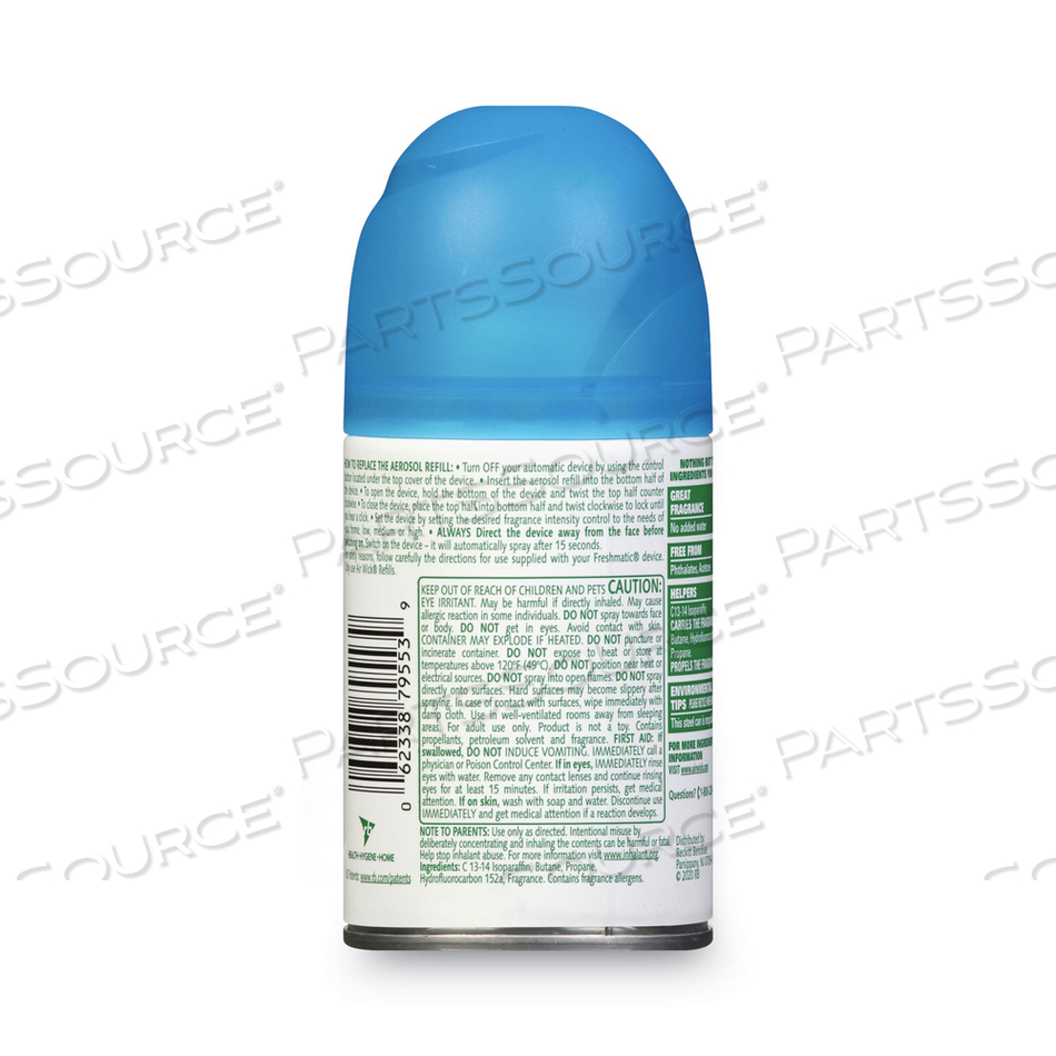 FRESHMATIC ULTRA AUTOMATIC SPRAY REFILL, FRESH WATERS, 5.89 OZ AEROSOL SPRAY by Air Wick
