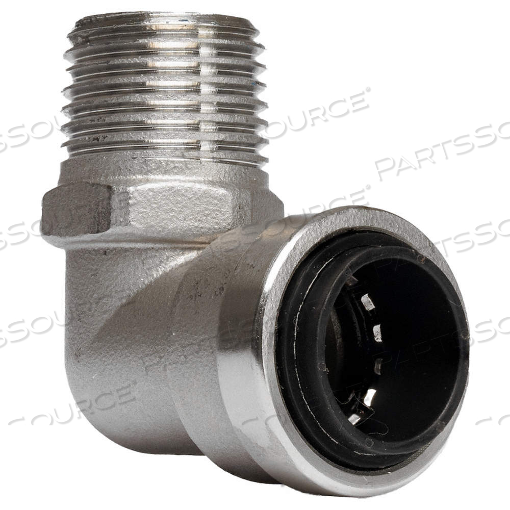 MALE ELBOW, STAINLESS STEEL, PUSH-TO-CONNECT X MNPT, FOR 3/4 IN TUBE OD by Approved Vendor MALE ELBOW, STAINLESS STEEL, PUSH-TO-CONNECT X MNPT, FOR 3/4 IN TUBE OD by Approved Vendor