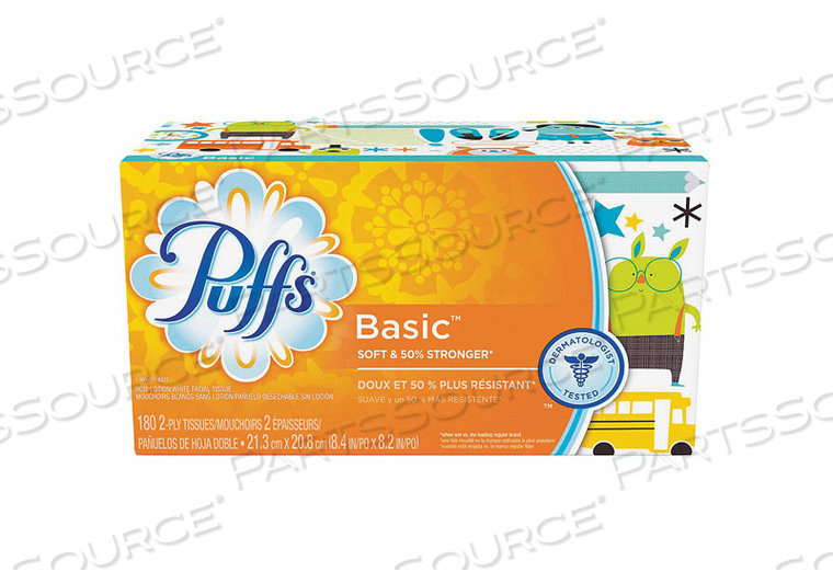 TISSUES BASIC 180 SHEETS PK24 