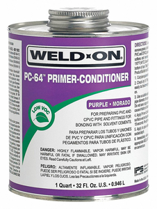 PRIMER CONDITIONER PURPLE 32 OZ PVC CPVC by Weld-On