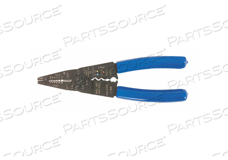 WIRE STRIPPER, STRIPPING CAPACITY - SOLID WIRE 10 AWG, 12 AWG, 14 AWG, 16 AWG, 18 AWG, 20 AWG, 22 AWG, STRIPPING CAPACITY- CABLE 32 TO 4 AWG by Westward WIRE STRIPPER, STRIPPING CAPACITY - SOLID WIRE 10 AWG, 12 AWG, 14 AWG, 16 AWG, 18 AWG, 20 AWG, 22 AWG, STRIPPING CAPACITY- CABLE 32 TO 4 AWG by Westward