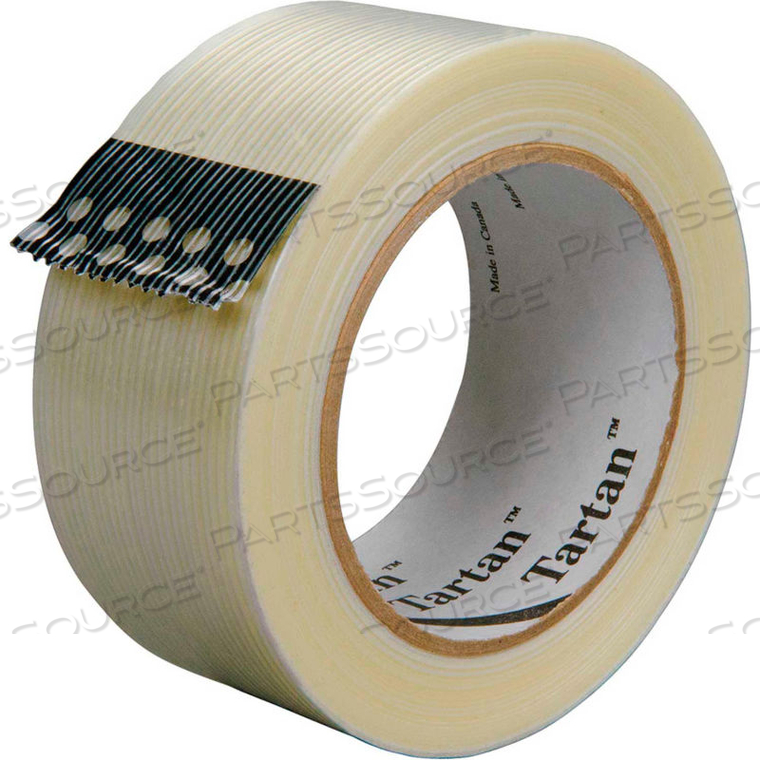 TARTAN 8932 FILAMENT TAPE 3" X 60 YDS. 3.75 MIL CLEAR 