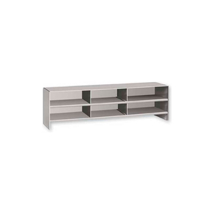 6 PIGEONHOLE COMPARTMENT RISER FOR PUCEL 36"W SHOP DESK - GRAY by Pucel Enterprises