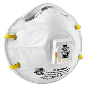 N95 PARTICULATE RESPIRATOR, HALF FACEPIECE, TWO FIXED STRAPS, NON-OIL PARTICLES, WHITE by 3M Consumer N95 PARTICULATE RESPIRATOR, HALF FACEPIECE, TWO FIXED STRAPS, NON-OIL PARTICLES, WHITE by 3M Consumer