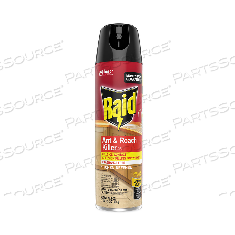 ANT AND ROACH KILLER AEROSOL 17.5 OZ. by Raid ANT AND ROACH KILLER AEROSOL 17.5 OZ. by Raid
