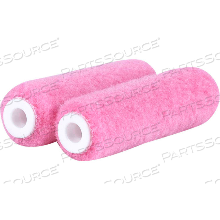 ROLLERLITE 4" X 1/4" SHED-RESISTANT MOTECH MINI ROLLER COVERS, 2/PACK 24/CASE by Quali-Tech Mfg