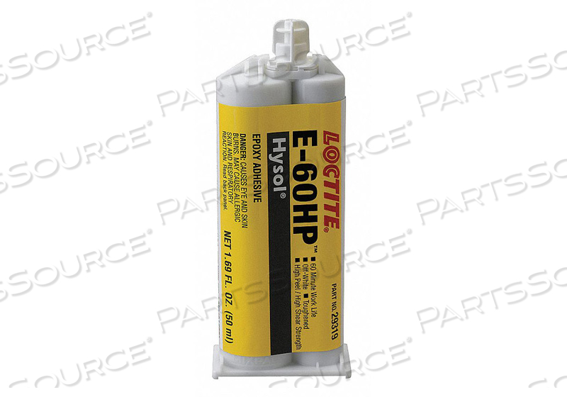 E-60HP HYSOL EPOXY ADHESIVE, HIGH PERFORMANCE 50 ML DUAL CARTRIDGE by Loctite Brand