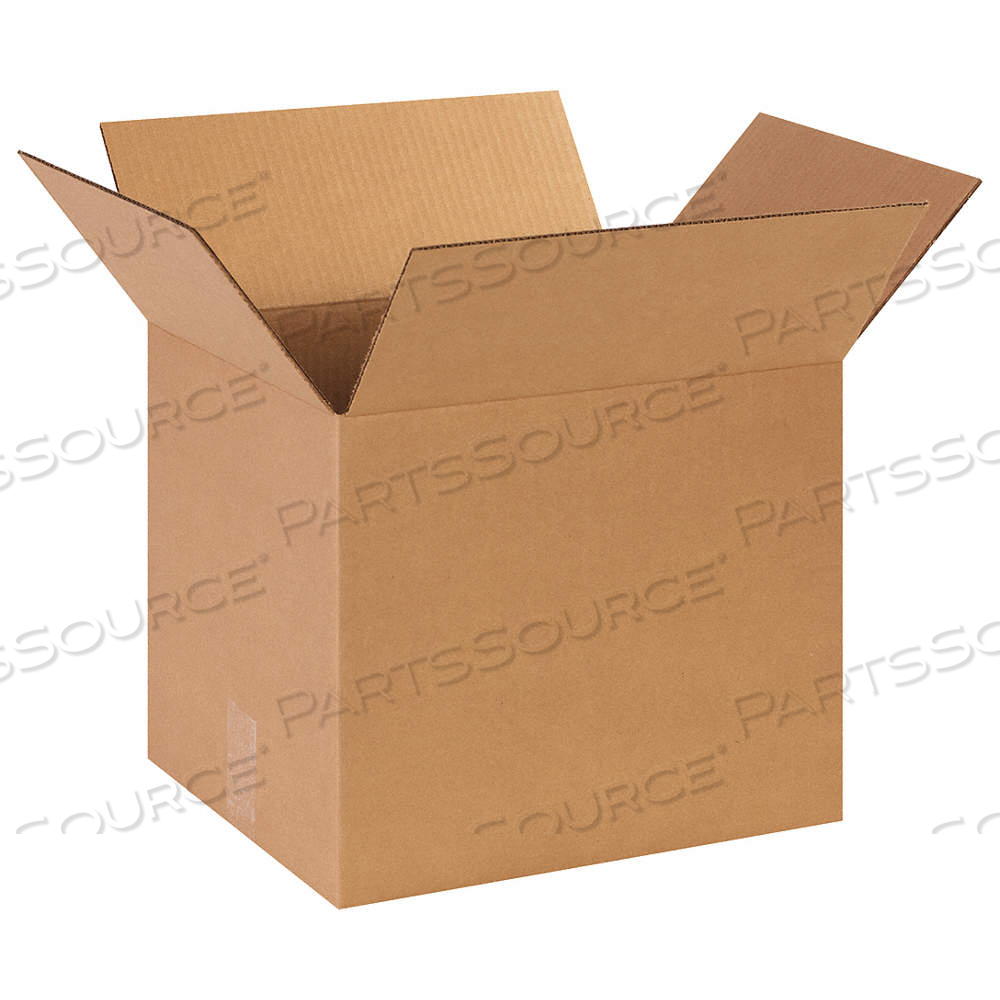 SHIPPING BOX, 14 IN INSIDE LG, 12 IN INSIDE WD, 12 IN INSIDE HT, 32 ECT, SINGLE WALL by Approved Vendor