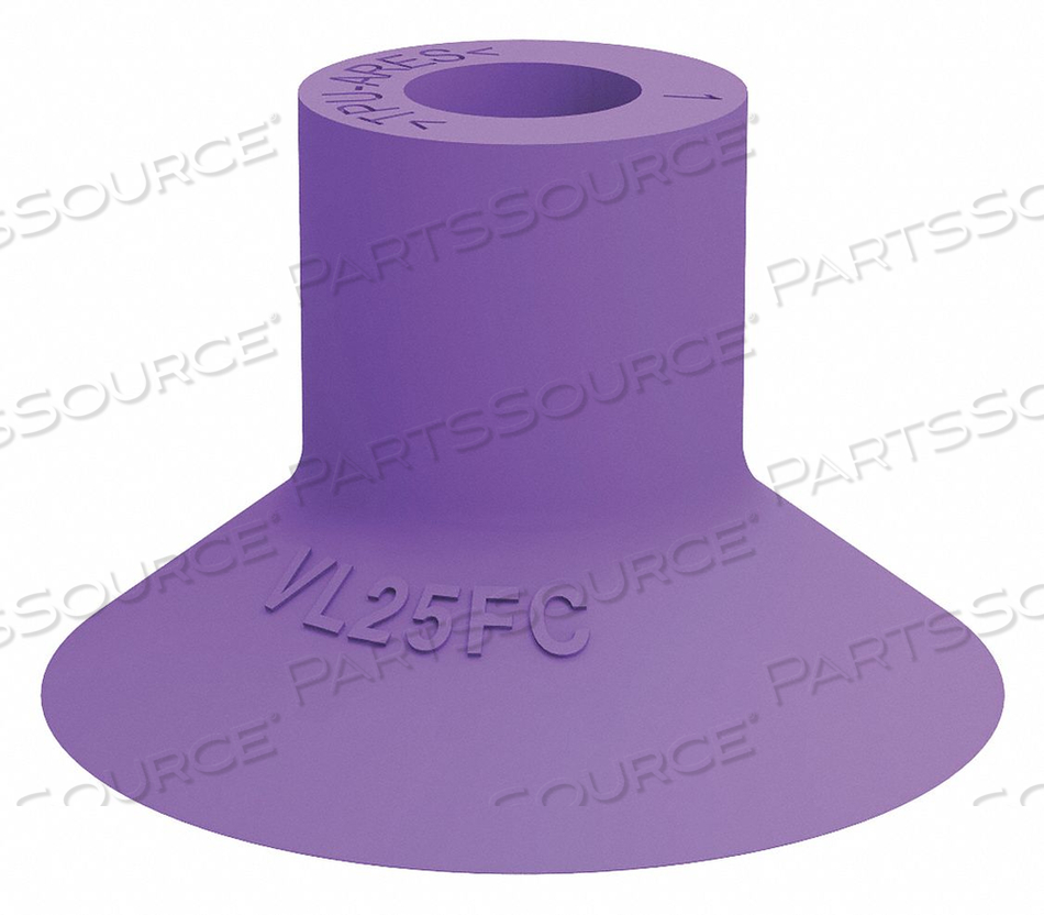 SUCTION CUP PURPLE 25MM DIA 16MM H PK5 by Valuline