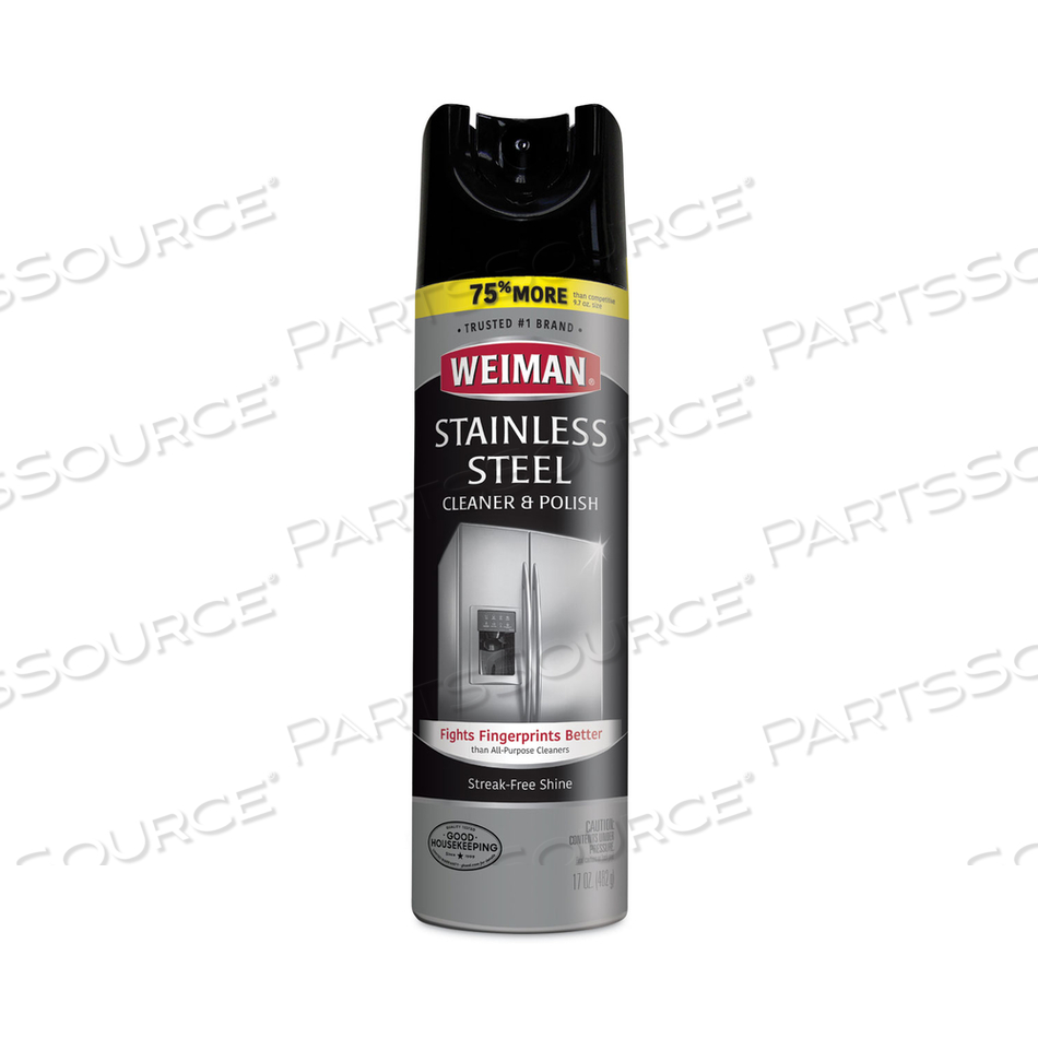 METAL CLEANER AND POLISH CAN 17 OZ. by Weiman METAL CLEANER AND POLISH CAN 17 OZ. by Weiman