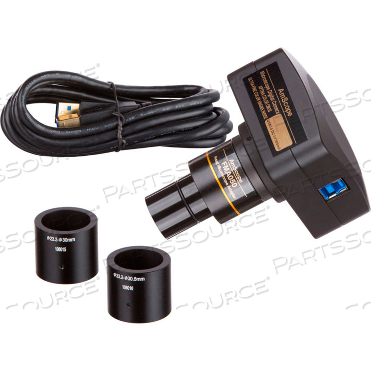 AMSCOPE 18MP USB3.0 REAL-TIME LIVE VIDEO MICROSCOPE DIGITAL CAMERA 