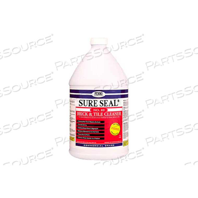 SURE SEAL MASONRY CLEANER, GALLON JUG by Perk Products & Chemical Co. Inc SURE SEAL MASONRY CLEANER, GALLON JUG by Perk Products & Chemical Co. Inc