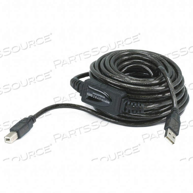 USB 2.0 ACTIVE CABLE 33FT.L BLACK by Monoprice, Inc.