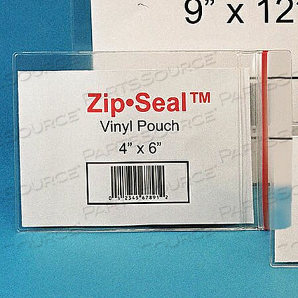 ZIP SEAL VINYL POUCHES 9X12IN PK25 by Aigner Index