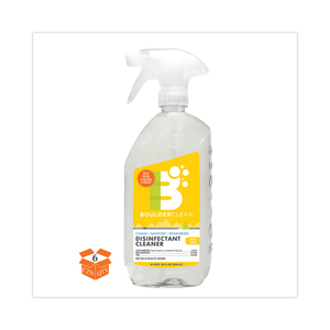 DISINFECTANT CLEANER, LEMON SCENT, 28 OZ BOTTLE, 6/CARTON by Boulder Clean