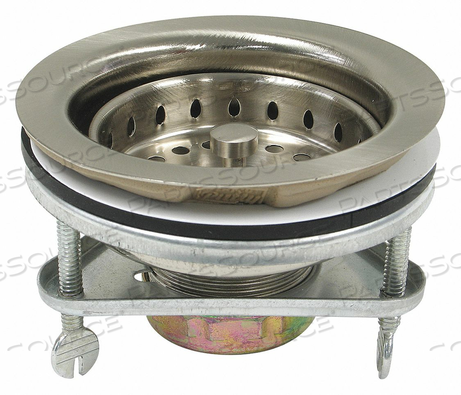 SINKSTRAINER D1-1/2 SS GALVS by Perfect Putty