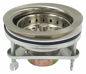 SINKSTRAINER D1-1/2 SS GALVS by Perfect Putty