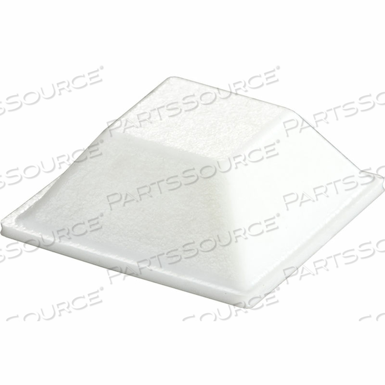 RUBBER BUMPER PAD FOR APPLIANCES - SQUARE - WHITE - 0.300" H X 0.810" W - BS19 - PKG OF 2646 