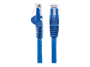 15FT (4.6M) LSZH CAT6 ETHERNET CABLE, 10 GIGABIT SNAGLESS RJ45 100W POE PATCH CORD, CAT 6 10GBE UTP NETWORK CABLE W/STRAIN RELIEF, BLUE/FLUK by StarTech.com Ltd.