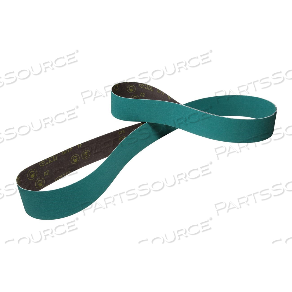 7010327023 3M™ 577F BELT, COATED, 118 INCH L, 4 INCH W, 80 GRIT, POLYESTER CLOTH by 3M Consumer