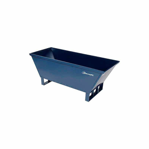 HEAVY DUTY STEEL SLOPED MORTAR TUB, 10 CU. FT. CAP., BLUE by Jescraft HEAVY DUTY STEEL SLOPED MORTAR TUB, 10 CU. FT. CAP., BLUE by Jescraft