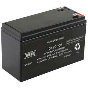 12V 3.4A LEAD CALCIUM REPLACEMENT BATTERY by Hubbell Power Systems