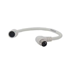 STATION SAVER, 9-PIN DIN RIGHT ANGLE PLUG, WHITE, 1' by Crest Healthcare STATION SAVER, 9-PIN DIN RIGHT ANGLE PLUG, WHITE, 1' by Crest Healthcare