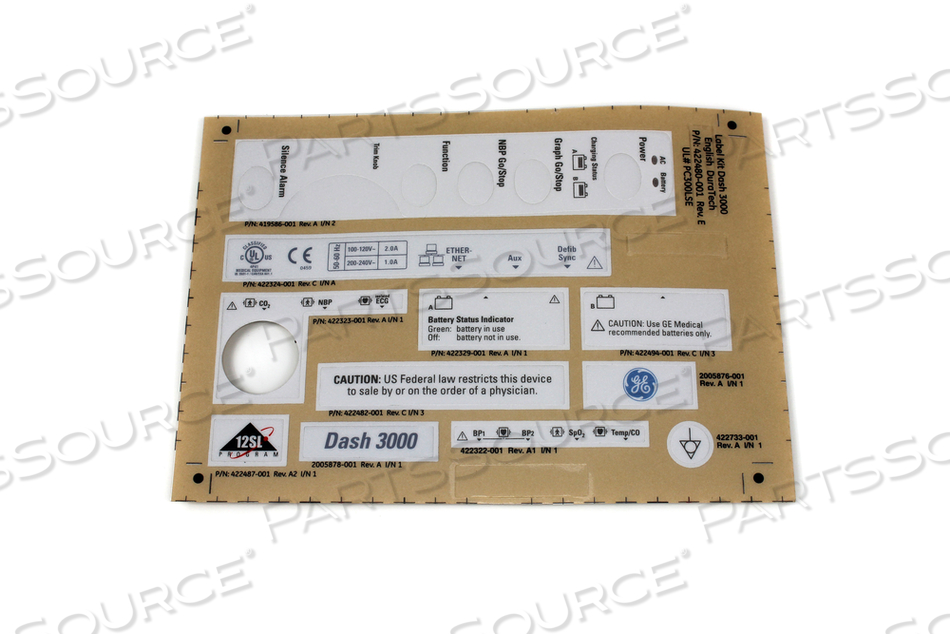 ENGLISH LABEL KIT by GE Medical Systems Information Technology (GEMSIT)