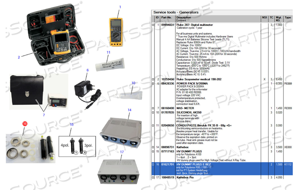 HV DUMMY PLUGS E BEZ 