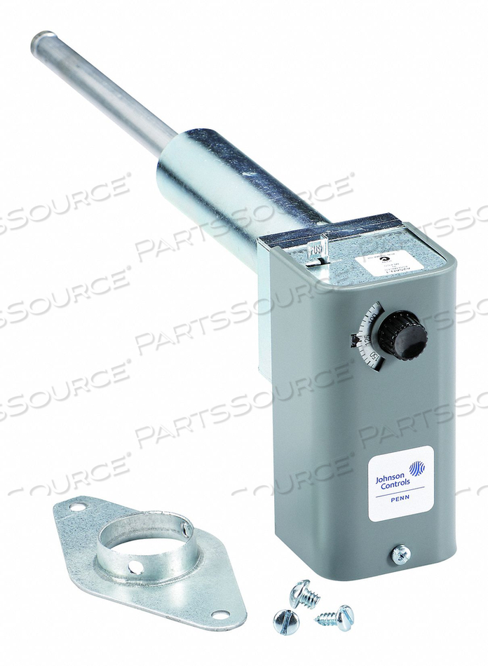 SPST AIR TEMPERATURE CONTROL WITH MANUAL RESET OPEN HI 25/215F by Johnson Controls