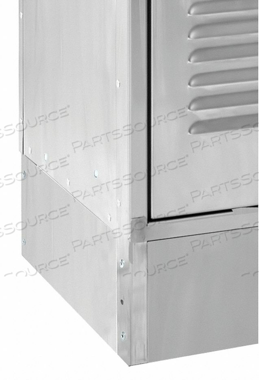 LOCKER SIDE BASE D 18 IN H 6 IN SS by Hallowell LOCKER SIDE BASE D 18 IN H 6 IN SS by Hallowell