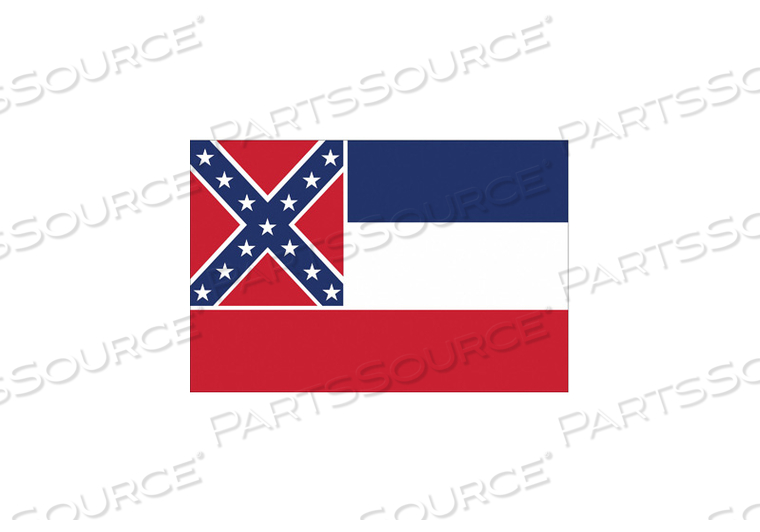 D3761 MISSISSIPPI STATE FLAG 3X5 FT by Annin Flagmakers