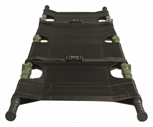 FOLDING STRETCHER BLACK/GREEN 84-1/2 H by North American Rescue