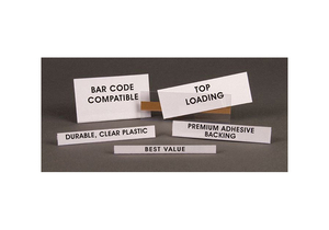 LABEL HOLDER ECON STRIPS 1/2INX6IN PK50 by Aigner Index