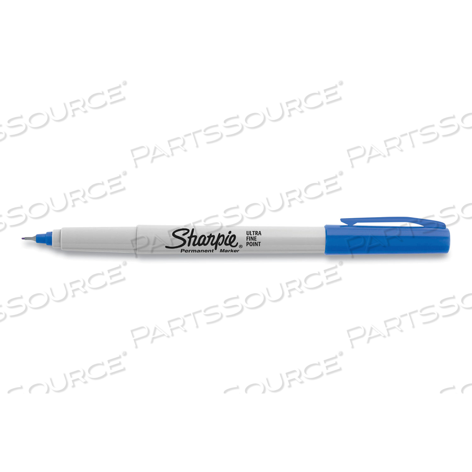 ULTRA FINE TIP PERMANENT MARKER, EXTRA-FINE NEEDLE TIP, BLUE by Sharpie
