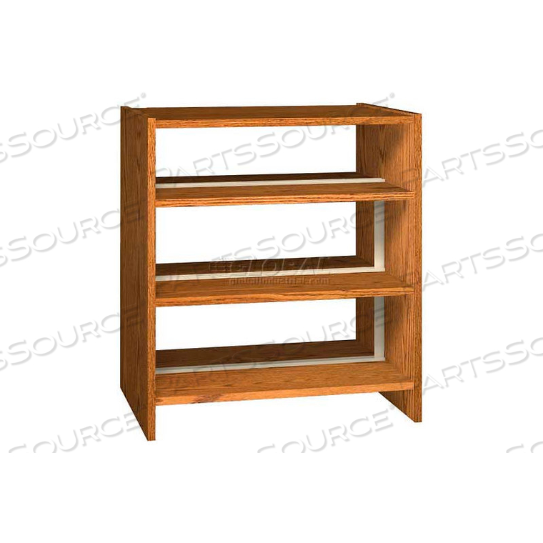 42" DOUBLE FACE SHELVING BASE - 37"W X 24"D X 40-7/8"H GRAY by Ironwood Manufacturing Inc