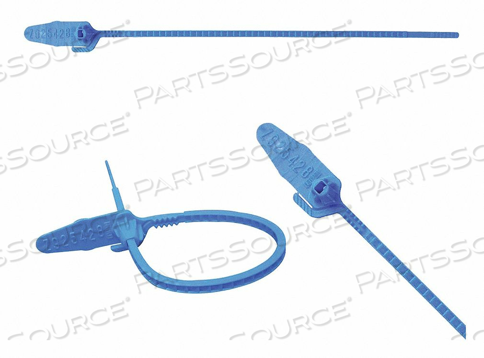 PULL RIP MOLD SEAL BLUE 8-1/2 PK250 by ELC Security Products